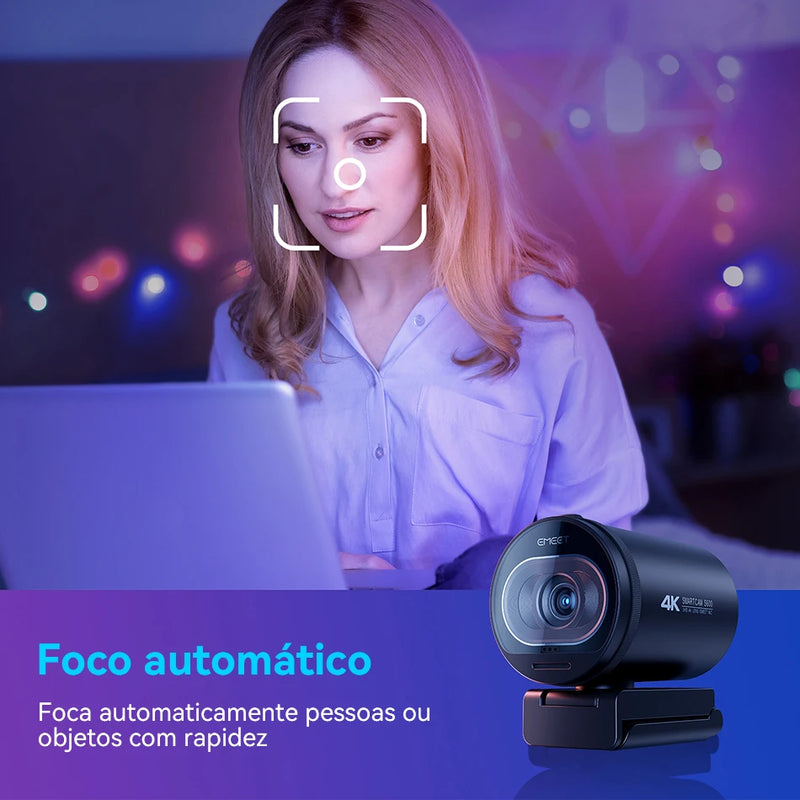 Webcam 4k 1080P 60FPS Camera EMEET S600